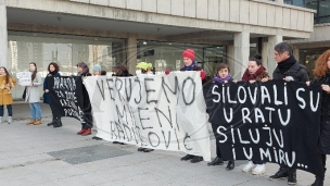 Protest i podrška žrtvama